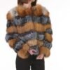 Red and Silver Fox Fur  Jacket | Fox Fur Jacket | Fox Fur Coat | Red and Silver Fox Jacket | Luxury Fur Coat | Holiday Gift for Her