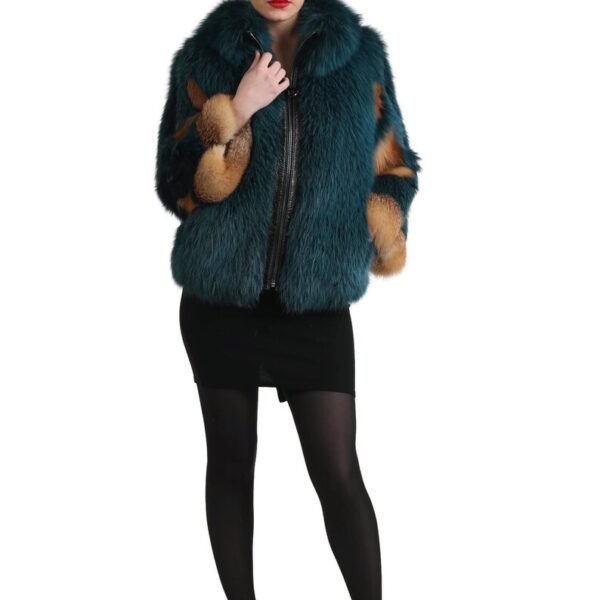 Luxury gift |   Fox Fur coat | Fur jacket full skin |  Wedding or anniversary present