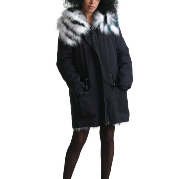 Luxury gift | Fox  fur Coat | Hooded | Fur jacket |  Wedding or anniversary present