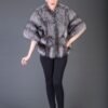 Luxury gift | Silver Fox Fur coat | Fur jacket full skin | Wedding or anniversary present